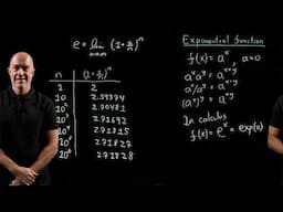 Understanding the Exponential Function | Lecture 6 | Calculus for Engineers
