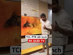 Best 65-inch 4K QLED TV | Dolby Vision & 120hz Gaming!⚡️TCL P7K QLED TV Review #TCL #shorts #ytshort