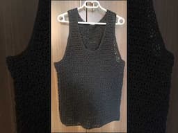 Guess who's starting to love working with black😃. Watch the Lemo peel vest tutorial right here