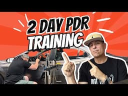 2 Day PDR Student Dent Repair Training: Live Pushing