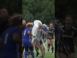 Deep Run Girls Soccer celebrates their state championship win