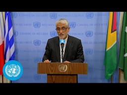 Iran on Israeli Attack - Security Council Media Stakeout | United Nations