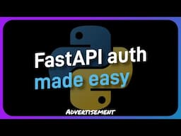 SUPER EASY FastAPI authentication with SuperTokens