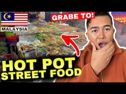 NIGHT STREET FOOD IN PENANG MALAYSIA 🇲🇾 HOT POT ON THE STREET 😱