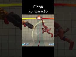 Elena Comparativo - Street Fighter 6 #sf6 #elena #games #jogos #streetfighter #fightinggames