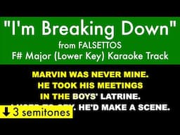 "I'm Breaking Down" (Lower Key) from Falsettos (F# Major) - Karaoke Track with Lyrics on Screen