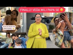 FINALLY VEDA MILI APNE PAPA SE  || VEDA KI BUA HUI EMOTIONAL 🥲 || ROHINIDILAIK