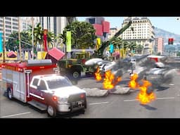 Towing a CRASHED Plane Goes HORRIBLY Wrong in GTA 5 RP!