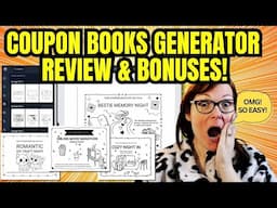 COUPON BOOKS GENERATOR REVIEW, DEMO, AND BONUSES!