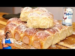 pão de leite condensado pão doce