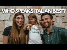 Trying to Learn Italian As Americans Living in Italy!