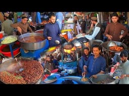 Early Morning Breakfast in marko Bazaar | Street food in Mountain | Subha ka nashta | Roosh | Karahi