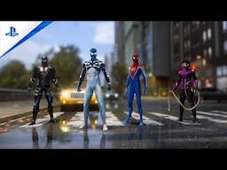 New Cosmic Spider-Team Great Webb Multiplayer Carnage Boss Fight Concept In Marvel's Spider-Man 2