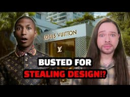Pharrell & Louis Vuitton SUED?! Accused of Copying Iconic Design!