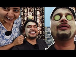 रंजना ने ये कैसा मेकअप कर दिया पवन पहाड़ी का 😂😂😂