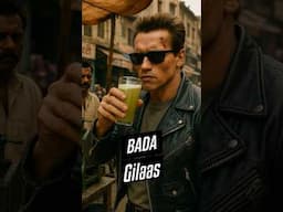 Garmi aa gai hai #gannekajuice 🍹#ganna #arnold  #terminator #rambo #harrypotter #monalisa #superman