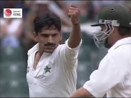 Kabir Khan 3 wickets in Johannesburg Test | Pakistan Tour South Africa 1994-95