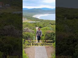Cape Bruny Lighthouse | Bruny Island Tasmania 🇦🇺🏕️🦘 #brunyisland #lifeinaustralia #tasmania