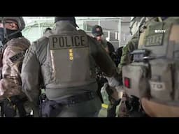 Anti-ICE Protester DETAINED - Brought Inside Delaney Hall Detention Center in Newark
