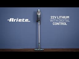 22V Lithium Digital Panel - Electric Broom - Ariete 2704 Blue