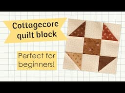 Step by step guide to making the Shoo Fly Patchwork Block 🔹A traditional quilt block
