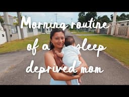 Postpartum Morning Routine with a Newborn Baby