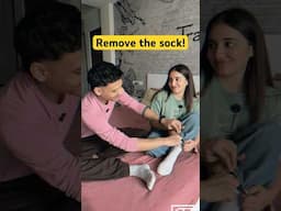 Can we do this ? ft. K&K 🤣🧦 #k18 #kangan #challenge #couple #funny #love #explore #trendingshort