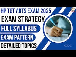 HP TGT Arts Detailed Syllabus & Exam Pattern 2025 !! GKSTUDY !!