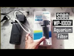 aquarium filter unbox | fish tank review | sobo aquarium filter review