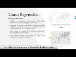 The concept of regression and making predictions