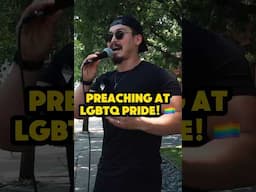 😳🏳️‍🌈‼️ PREACHER SHARES JESUS AT PRIDE!