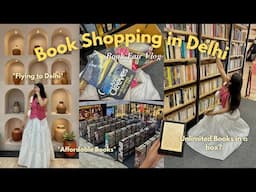 📚UNLIMITED BOOKS? Starting ₹1199! Affordable Books in Delhi | Flew to Delhi for Book Fair🛍️Vlog 2025