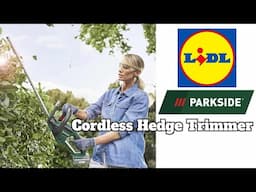 Taming the Jungle! 🌿 Parkside Cordless Hedge Trimmer 20V from Lidl