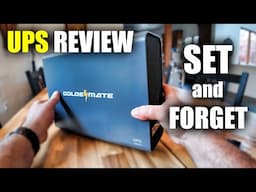 UPS Power Backup Review - GOLDENMATE Lithium UPS 1000VA Pro - SET IT and FORGET IT!