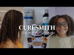CURLSMITH WASH DAY ROUTINE | FULL WASH AND STYLE ROUTINE FROM START TO FINISH