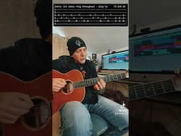 ACDC Hells Bells Intro Riff Broken Down Guitar Song Lesson with Tabs