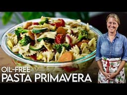 Plant-Based Pasta Primavera: The Taste of Spring in Every Bite! #oil-free