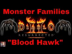 D2R Monster Families - Bloodhawk (Foul Crow, Black Raptor, Cloud Stalker)