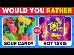 Would You Rather...? Ultimate Sweet vs Savory Food Edition 🍔🍓 Daily Quiz