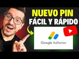 NUEVO PIN de ADSENSE para MONETIZAR Canales de YouTube | Más Fácil y Rápido