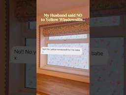 Yellow Windowsills☀️🌞✨ #diy #homedecor #diyhomedecor #interiordesign #colourfulhome #dopaminedecor