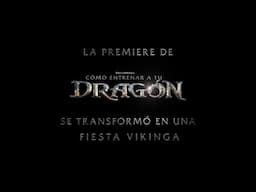 Cómo Entrenar a tu Dragón | ¡La fiesta vikinga llegó a la premiere! 🐉