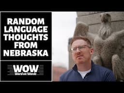 Three Random Anecdotes about Language and the Bible Filmed in Lincoln, Nebraska