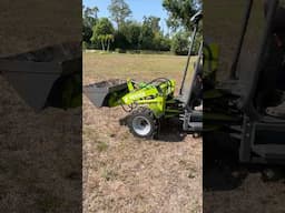 Tree planting with NESHER L880 electric loader #electrictractor