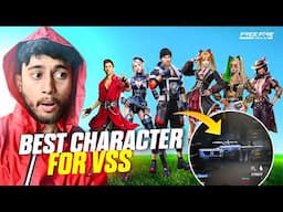 VSS with these Characters Combo is Unstoppable 🔥😱 Free Fire Max