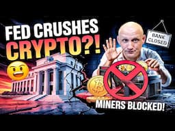 Crypto MINERS SCREWED by Fed's New Move?!