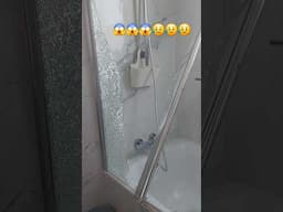 Shower Door fell and Broke #damage #meteorgarden #trending #viralshorts #showerr