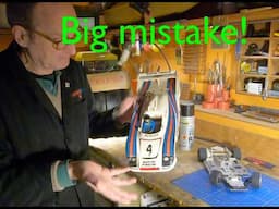 Vintage rare Tamiya Porsche 936  refitting. part 4 big mistake!.