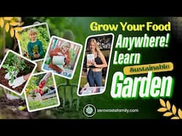 Grow Organic Vegetables & Fruits Anywhere 🌱 || Learn Sustainable Gardening! 🍅