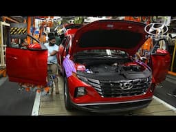 How Hyundai Tucson Is Made? (Mega Factories Video)